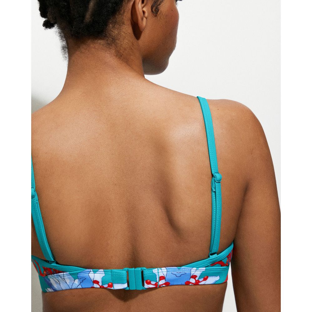 Desigual Turquoise Polyester Swimwear