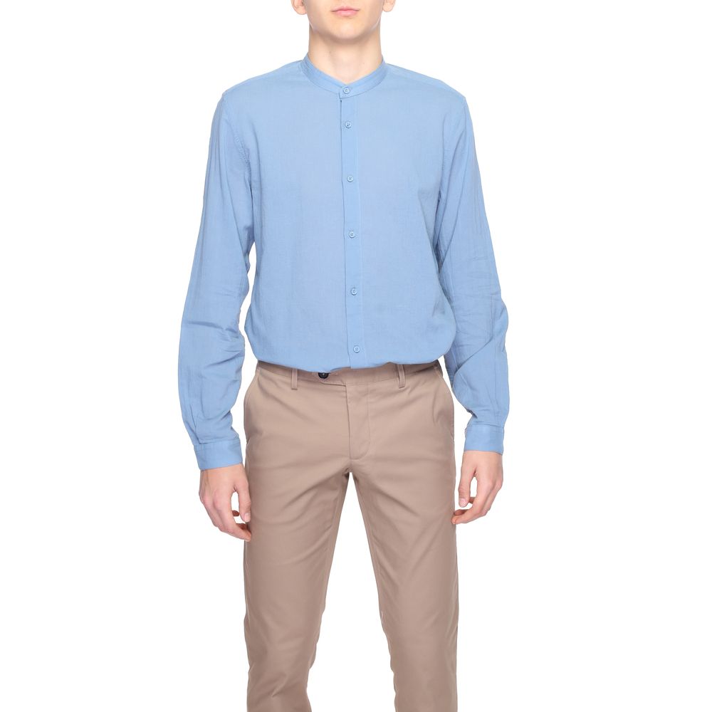 Antony Morato Blue Cotton Shirt