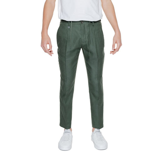 Antony Morato Green Linen Jeans & Pant