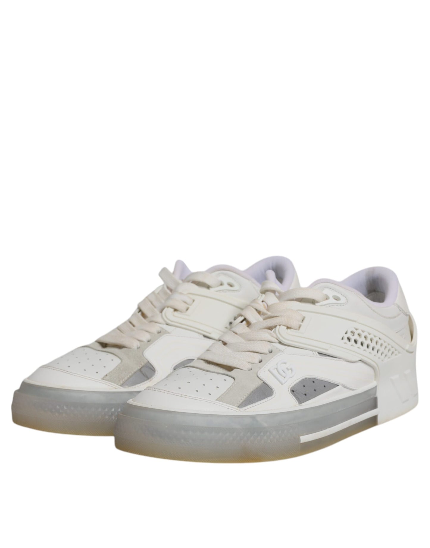 Dolce & Gabbana White DG Logo CUSTOM 2.Zero Sneakers Shoes