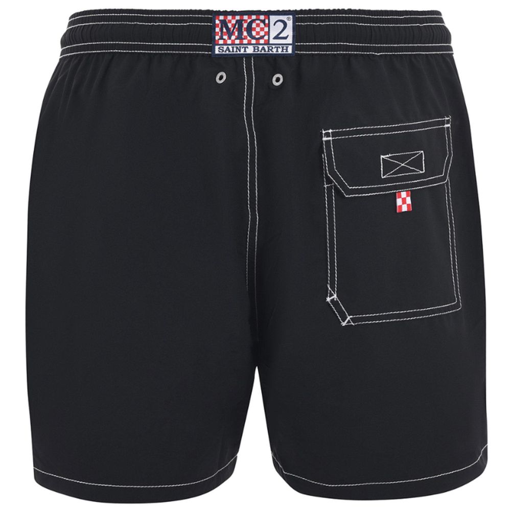 MC2 Saint Barth Black Polyester Swimwear