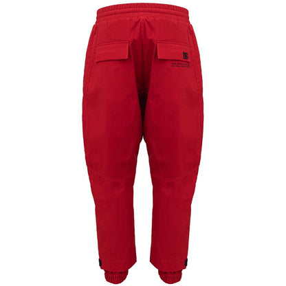 Dolce & Gabbana Red Polyamide Jeans & Pant