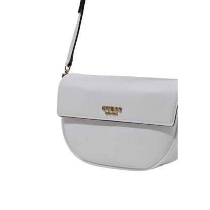 Guess White Polyethylene Handbag