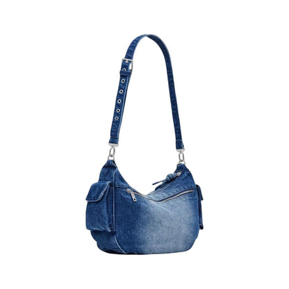 Desigual Blue Cotton Handbag