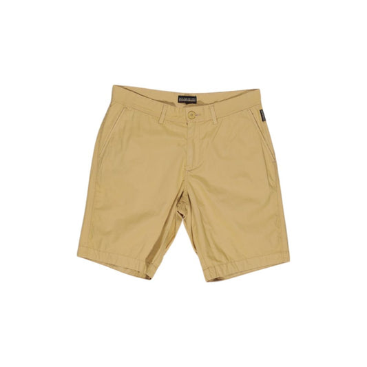 Napapijri Yellow Cotton Short