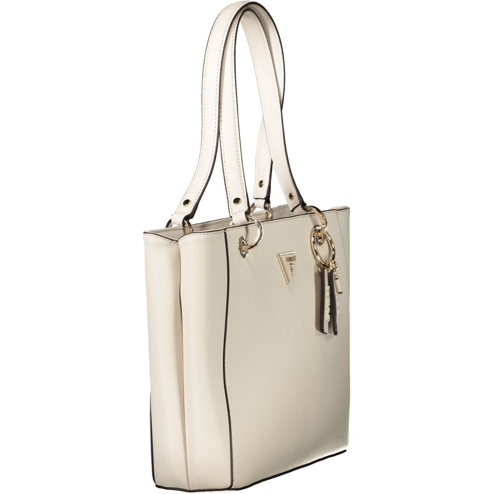 Guess Jeans Beige Polyethylene Handbag