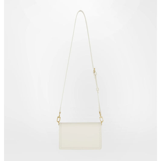 Chiara Ferragni White Fabric Crossbody Bag